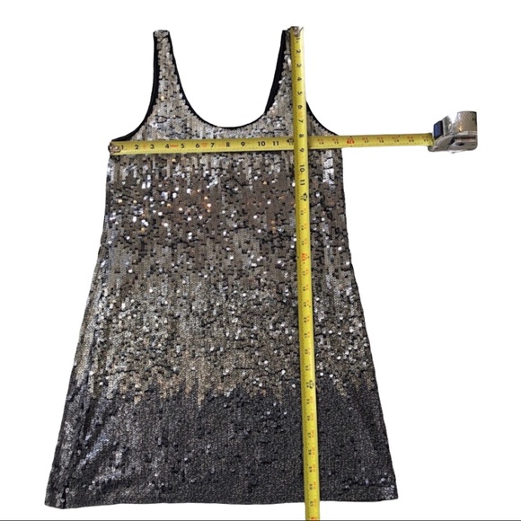 Sexy Little y2k Sequin Mini Slip Dress by Express Cocktail Party Date Night Prom - Picture 5 of 7